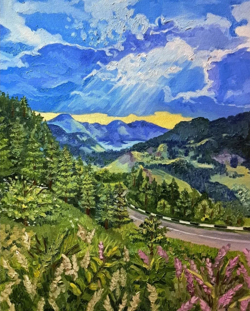 Картина маслом "Жасыбай"